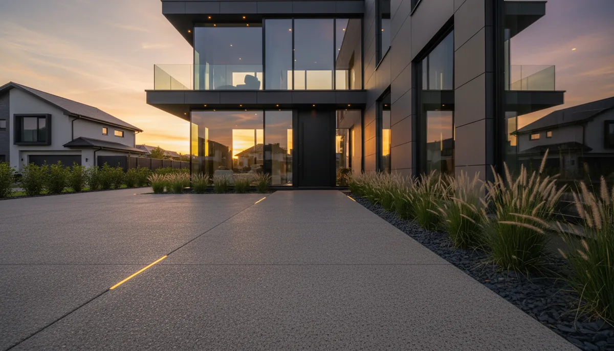 Aménagement extérieur devant maison moderne : idées et budget 2026