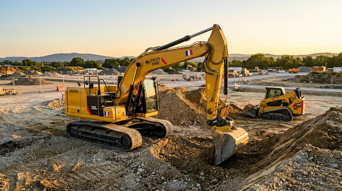 CACES travaux publics : catégories R482, prix et formation